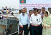 For the first time, garments wastage are being exported to India by River vessel