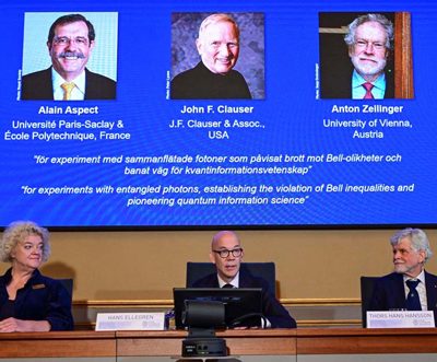 3 scientists share Nobel Prize in Physics