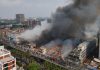 A massive fire at Bangabazar market