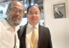 Assistant Director of ITMA ASIA + CITME  Mr. Charlie visited BTJ booth at ITMA 2023 in Milan to give a courtesy visit