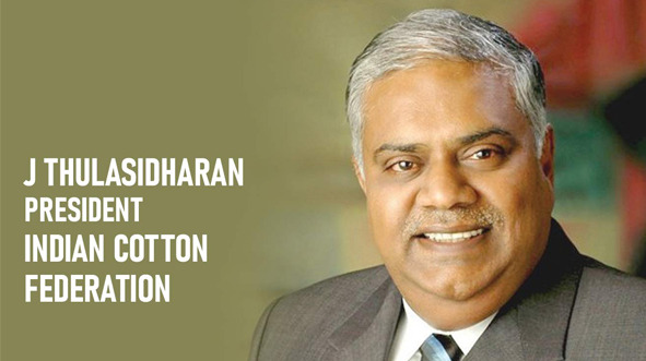 J Thulasidharan reappointed as president of Indian Cotton Federation (ICF)