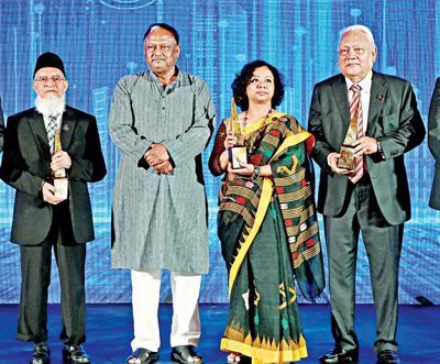 Business persons got awarded for their contribution to the economy of Bangladesh