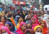RMG workers protested for arrear