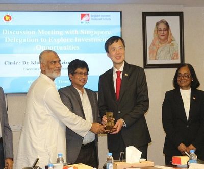 Singapore showed strong interests to invest in Bangladesh