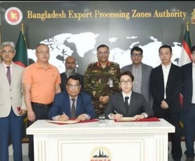 Chinese firm to invest 29 million USD in BEPZA