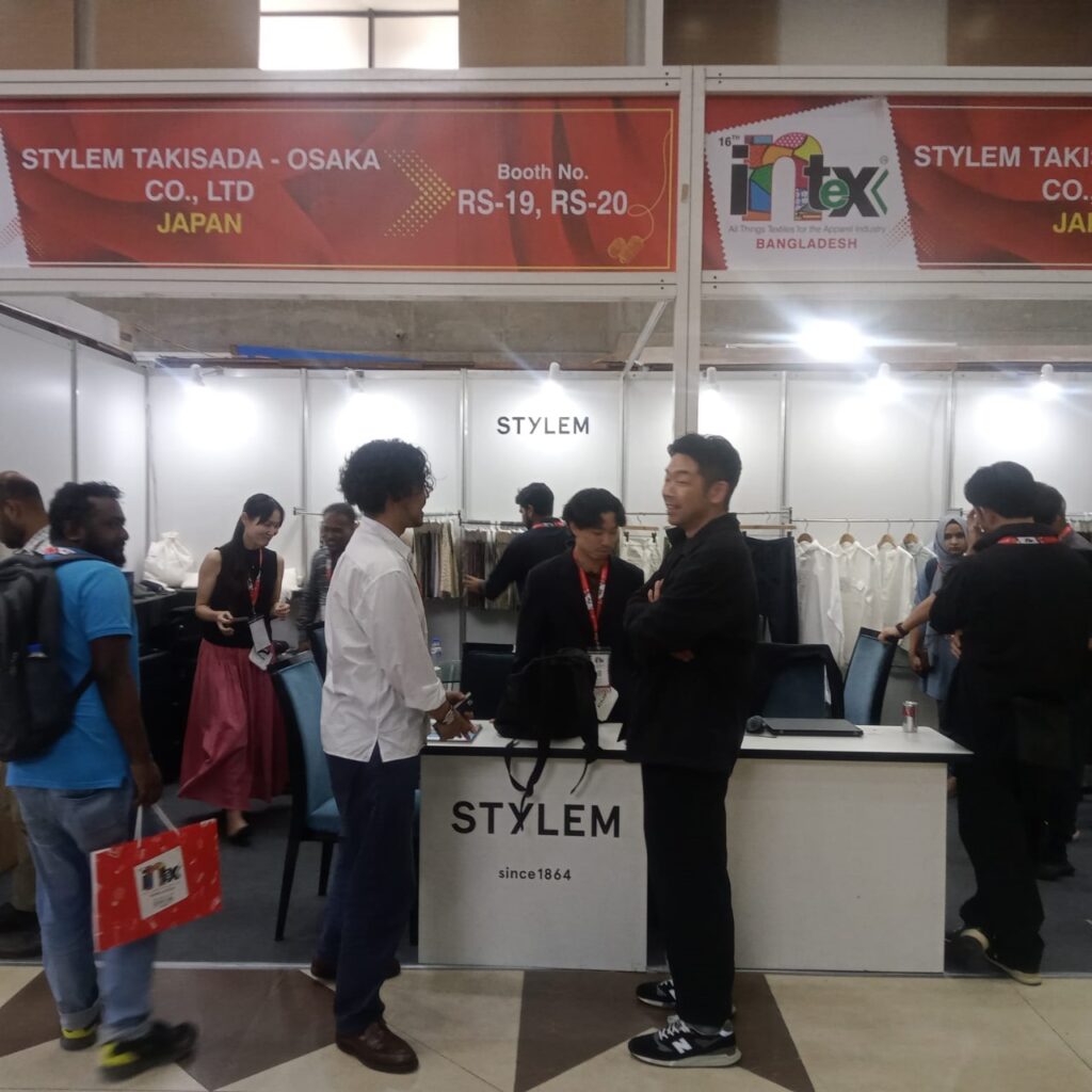 At STYLEM’s stall at INTEX textile fair