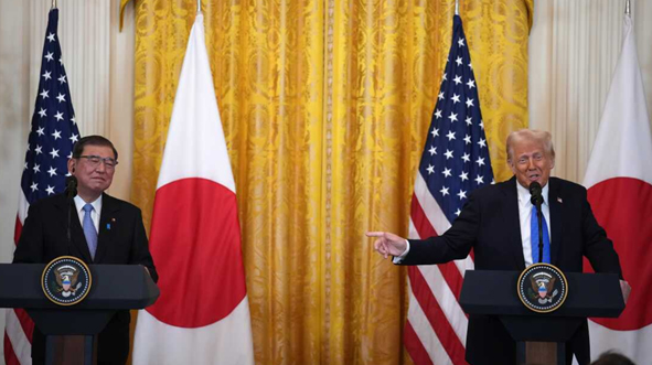 Trump announces landmark trade deal with japan, easing tariff tensions
