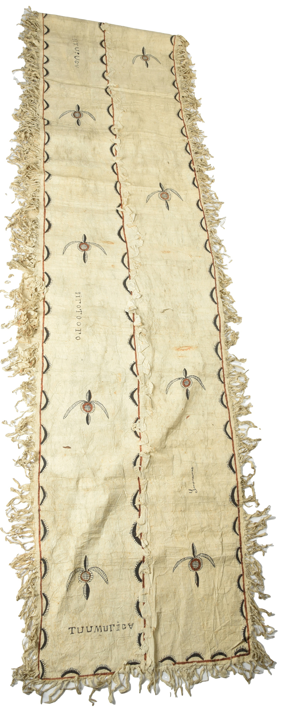 A Fijian long tapa cloth from the eastern part of MelanesiaEstimate £800-£1,200 (lot 315)