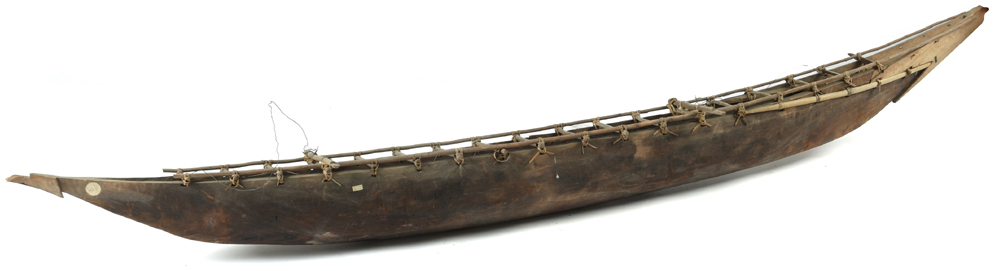 A Nicobar Islands model canoe£500-£800 (lot 309)
