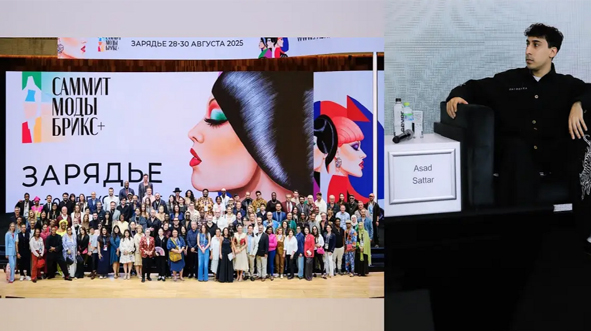 Asad Sattar showcases Bangladesh at BRICS+ fashion summit, Moscow