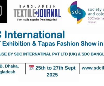 Bangladesh Textile Journal is participating in SDC International Fair as Media Partner. Visit us at ICCB, HALL 4, BOOTH 403