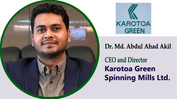 Interview with Dr. Md. Abdul Ahad Akil, CEO and Director, Karotoa Green