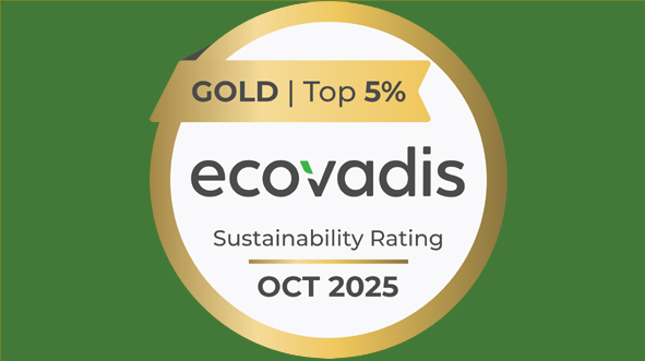Archroma awarded EcoVadis Gold rating for second consecutive year