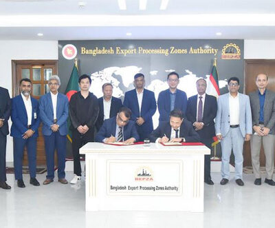 Chinese firm Wing Tai to invest $10.32m in BEPZA Economic Zone