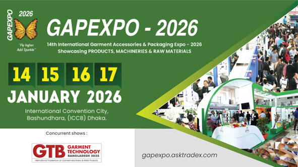 GAPEXPO 2026 to showcase global garment accessories and technology in Dhaka from tomorrow