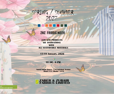 Zaber & Zubair to unveil Spring/Summer 2027 collection at 17th Fabric Week