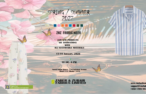 Zaber & Zubair to unveil Spring/Summer 2027 collection at 17th Fabric Week