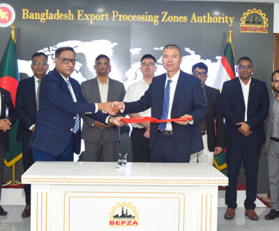 Bangladesh Export Processing Zones Authority (BEPZA) signs $30.47m investment deal with China-based firm