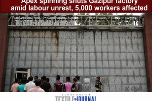 Apex spinning shuts Gazipur factory amid labour unrest, 5,000 workers affected