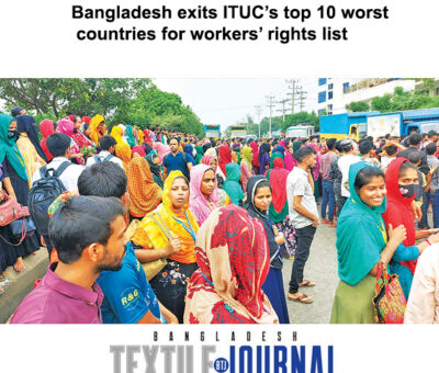 Bangladesh exits ITUC’s top 10 worst countries for workers’ rights list