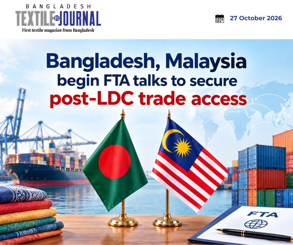 Bangladesh and Malaysia begin free trade agreement negotiations to expand bilateral trade and secure post-LDC market access