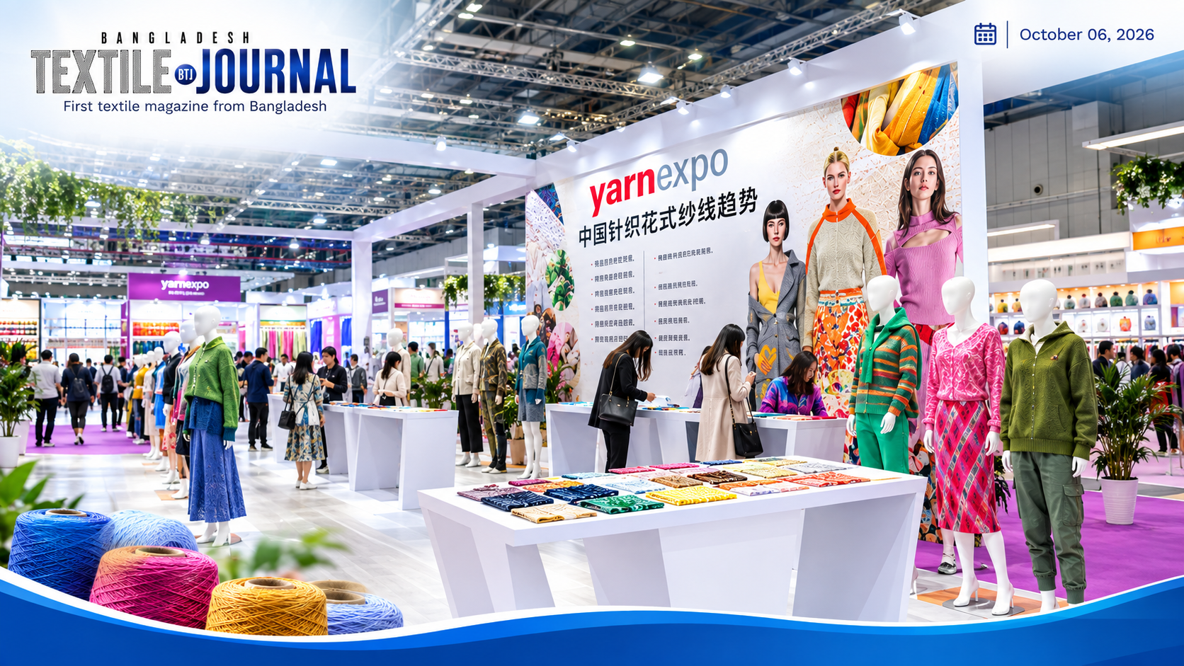 Yarn Expo Spring returns to Shanghai in 2027 as material innovation reshapes sourcing