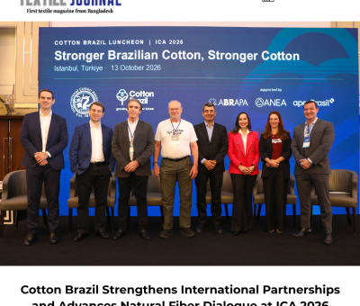 Cotton Brazil Strengthens International Partnerships and Advances Natural Fiber Dialogue at ICA 2026