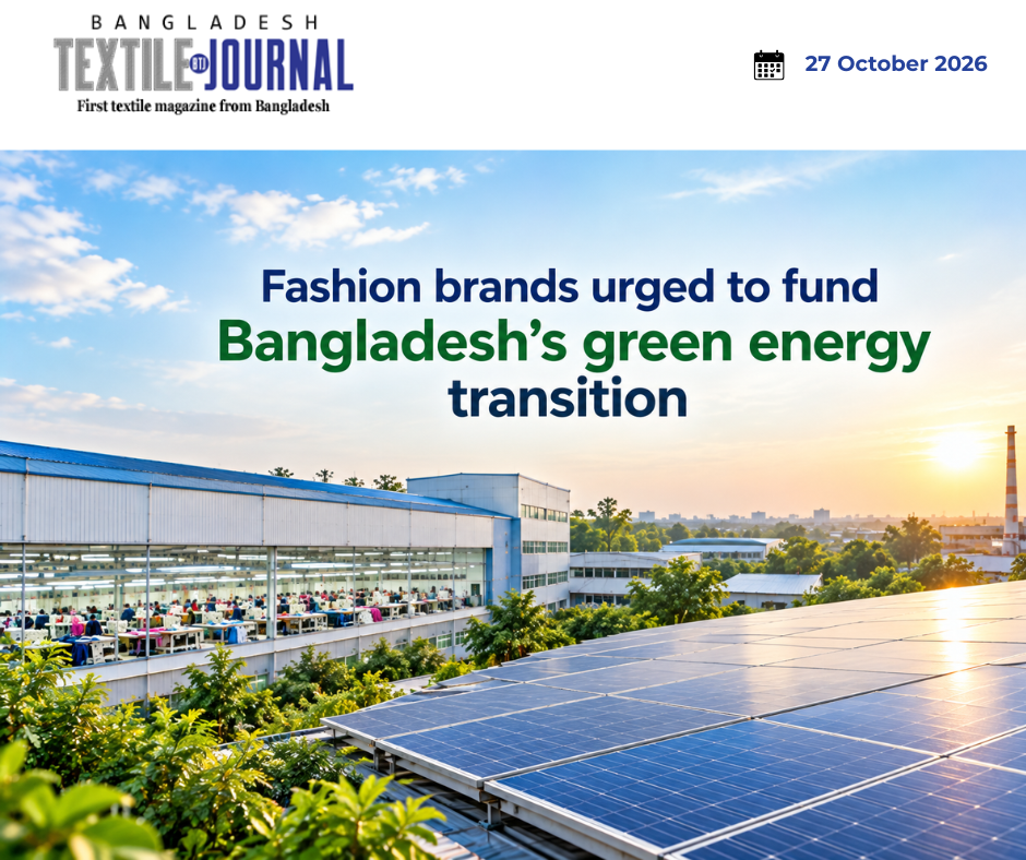 Fashion brands urged to fund Bangladesh’s green energy transition