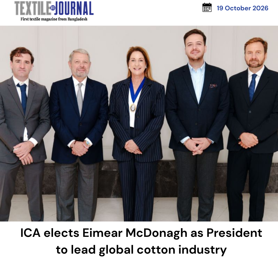 ICA elects Eimear McDonagh as President to lead global cotton industry