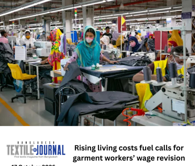 Bangladesh Garment Workers’ Wage Revision Calls Grow Amid Rising Living Costs