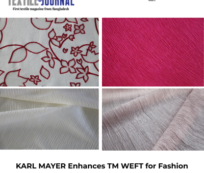 KARL MAYER Enhances TM WEFT for Fashion Fabrics at ITMA ASIA 2026