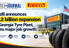 Pirelli announces $1.2 billion expansion of Georgia Tyre Plant, plans major job growth