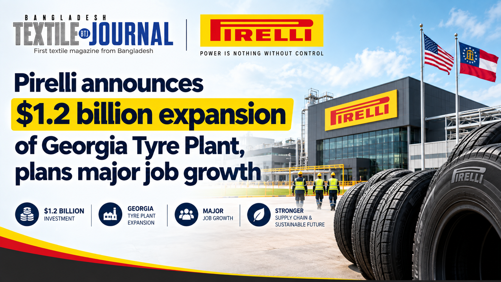 Pirelli Georgia Plant Expansion News