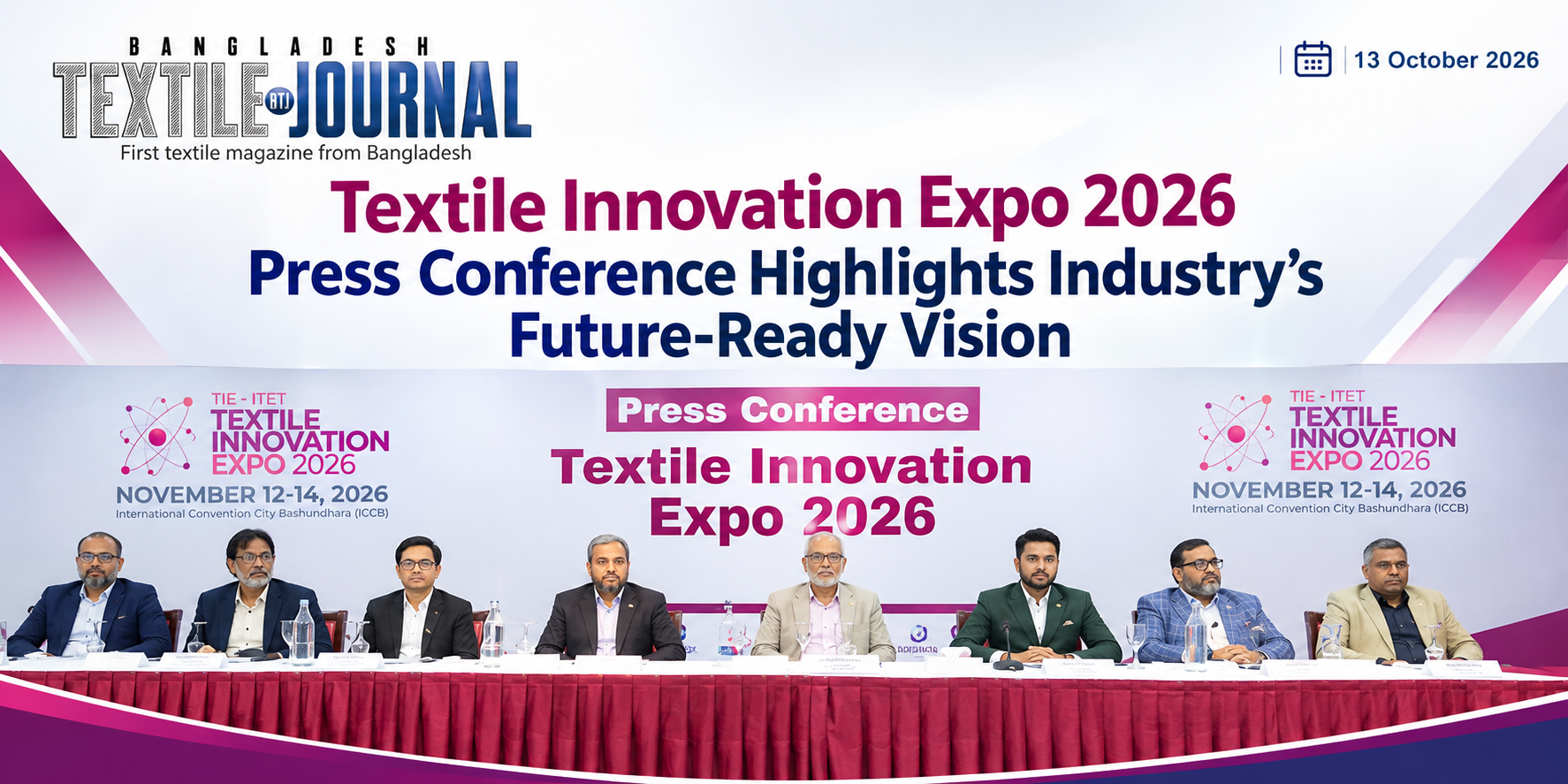 Textile Innovation Expo Press Banner-Bangladesh Textile Journal