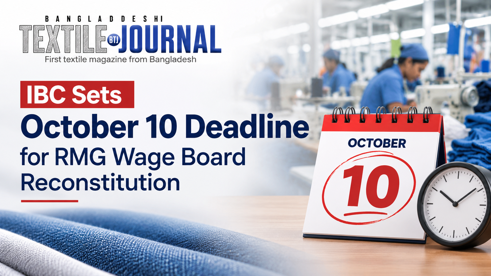 Textile Wage Board Deadline October 10
